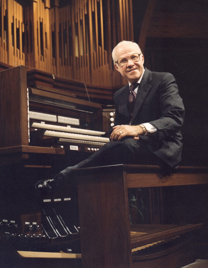 Harold DeCou at the Organ